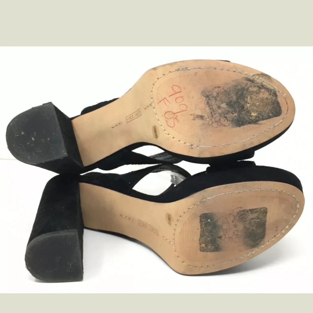 Vince Camuto Women's Sandals "Jazelle" Black 10 - Picture 7 of 8